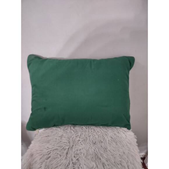 Christmas Tapestry Pillows Cushions Santa w/elves   Set Of 2 - Picture 3 of 8